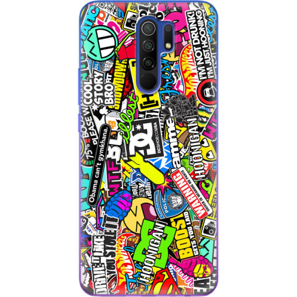 

Силиконовый чехол BoxFace Xiaomi Redmi 9 Multicolored Inscriptions (40233-up880)