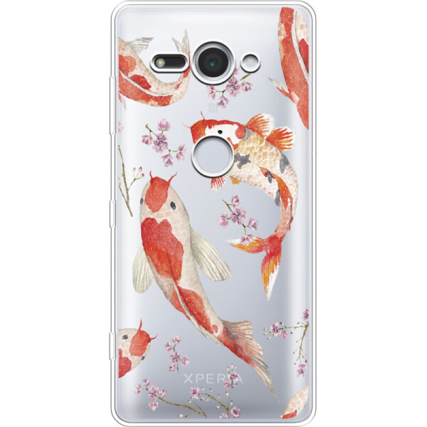 

Силиконовый чехол BoxFace Sony Xperia XZ2 Compact H8324 Japanese Koi Fish (33294-cc3)