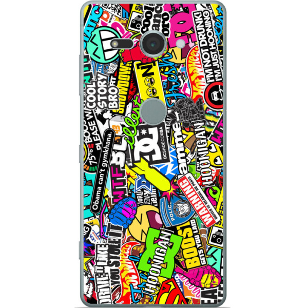

Силиконовый чехол BoxFace Sony Xperia XZ2 Compact H8324 Multicolored Inscriptions (33294-up880)