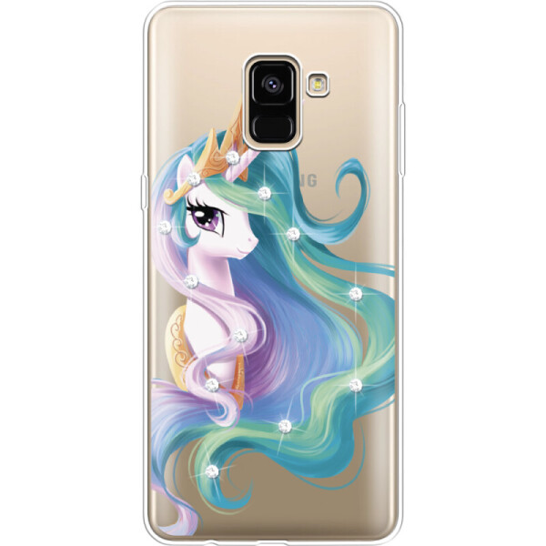 

Силиконовый чехол BoxFace Samsung A730 Galaxy A8 Plus (2018) Unicorn Queen (32658-rs3)