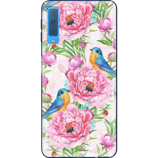 

Силиконовый чехол BoxFace Samsung A750 Galaxy A7 2018 Birds and flowers (35481-up2376)