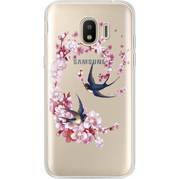 

Силиконовый чехол BoxFace Samsung J250 Galaxy J2 (2018) Swallows and Bloom (32874-rs4)