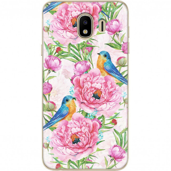 

Силиконовый чехол BoxFace Samsung J400 Galaxy J4 2018 Birds and flowers (33860-up2376)