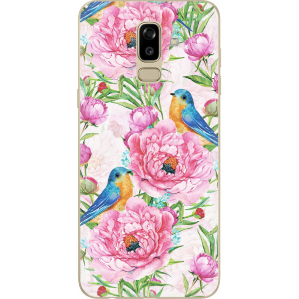 

Силиконовый чехол BoxFace Samsung J810 Galaxy J8 2018 Birds and flowers (34856-up2376)