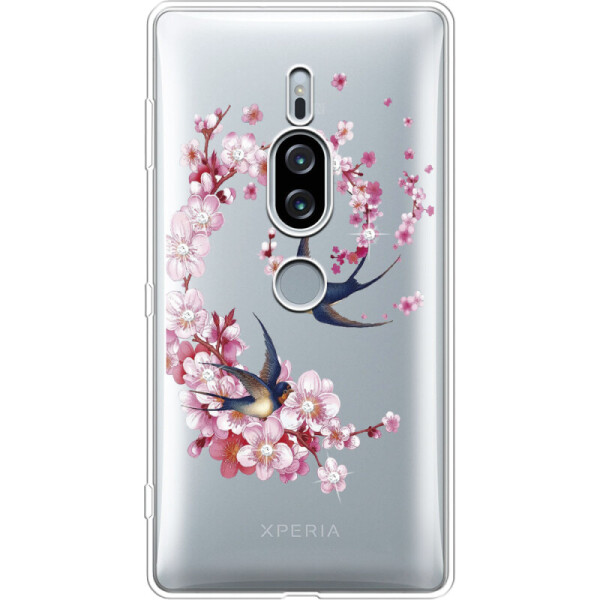 

Силиконовый чехол BoxFace Sony Xperia XZ2 Premium H8166 Swallows and Bloom (36799-rs4)