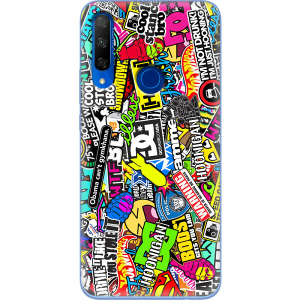 

Силиконовый чехол BoxFace Huawei Honor 9X Multicolored Inscriptions (37996-up880)