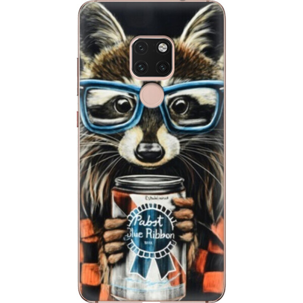 

Силиконовый чехол BoxFace Huawei Mate 20 Енот с банкой (35595-up1333)