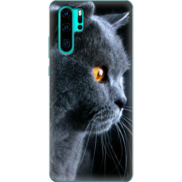 

Силиконовый чехол BoxFace Huawei P30 Pro English cat (36855-up1346)