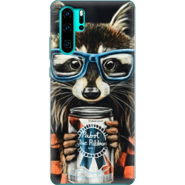 

Силиконовый чехол BoxFace Huawei P30 Pro Енот с банкой (36855-up1333)