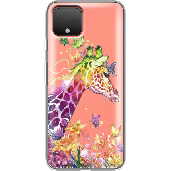 

Силиконовый чехол BoxFace Google Pixel 4 Colorful Giraffe (38487-cc14)
