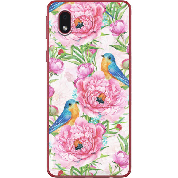 

Силиконовый чехол BoxFace Samsung A013 Galaxy A01 Core Birds and flowers (40875-up2376)