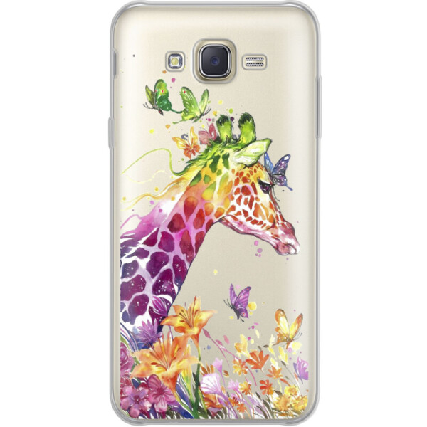

Силиконовый чехол BoxFace Samsung J701 Galaxy J7 Neo Duos Colorful Giraffe (32007-cc14)