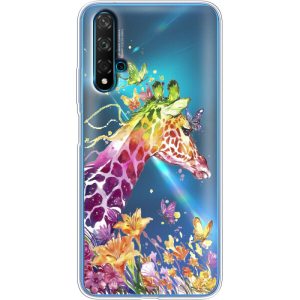 

Силиконовый чехол BoxFace Huawei Nova 5T Colorful Giraffe (38617-cc14)