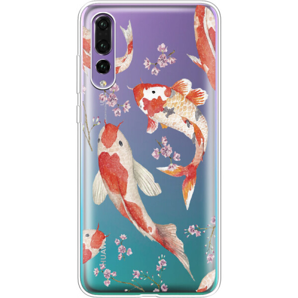 

Силиконовый чехол BoxFace Huawei P20 Pro Japanese Koi Fish (33498-cc3)