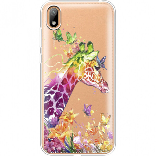 

Силиконовый чехол BoxFace Huawei Y5 2019 Colorful Giraffe (37076-cc14)