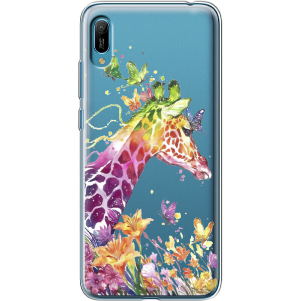 

Силиконовый чехол BoxFace Huawei Y6 2019 Colorful Giraffe (36451-cc14)