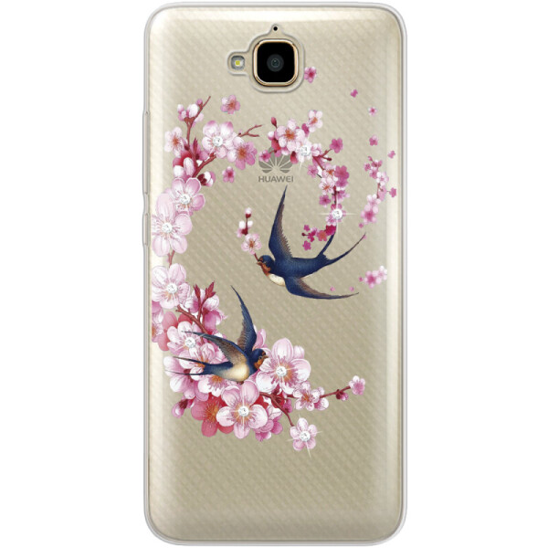 

Силиконовый чехол BoxFace Huawei Y6 Pro Swallows and Bloom (25518-rs4)