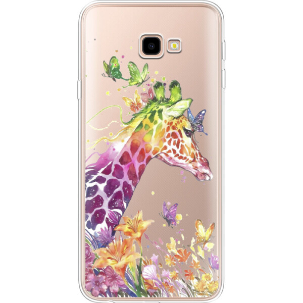 

Силиконовый чехол BoxFace Samsung J415 Galaxy J4 Plus 2018 Colorful Giraffe (35411-cc14)