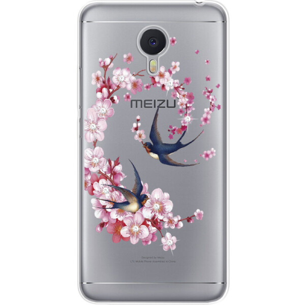 

Силиконовый чехол BoxFace Meizu M3 Note Swallows and Bloom (25108-rs4)