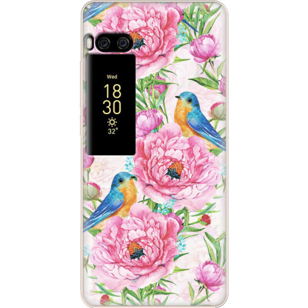 

Силиконовый чехол BoxFace Meizu Pro 7 Birds and flowers (32171-up2376)