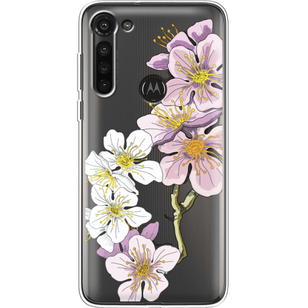 

Силиконовый чехол BoxFace Motorola G8 Power Cherry Blossom (40962-cc4)