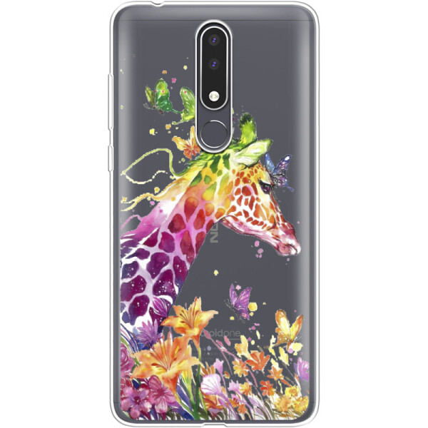 

Силиконовый чехол BoxFace Nokia 3.1 Plus Colorful Giraffe (36116-cc14)