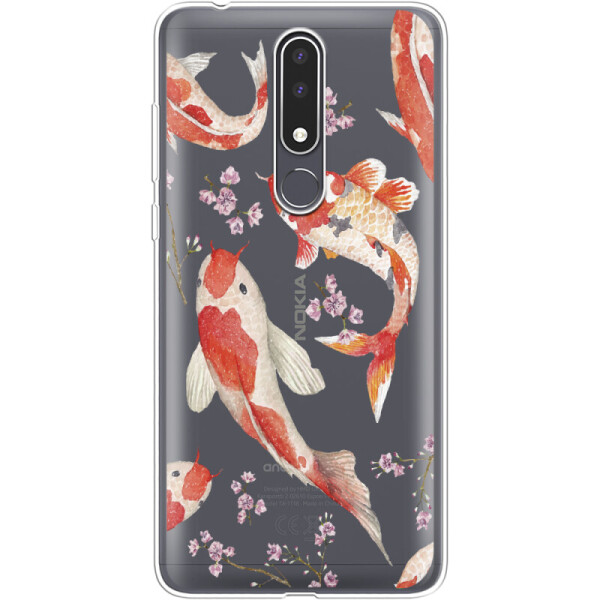 

Силиконовый чехол BoxFace Nokia 3.1 Plus Japanese Koi Fish (36116-cc3)