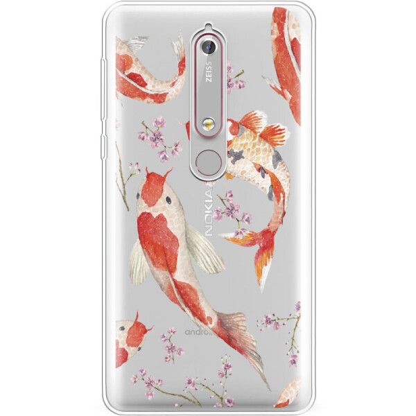 

Силиконовый чехол BoxFace Nokia 6 (2018) Japanese Koi Fish (33499-cc3)