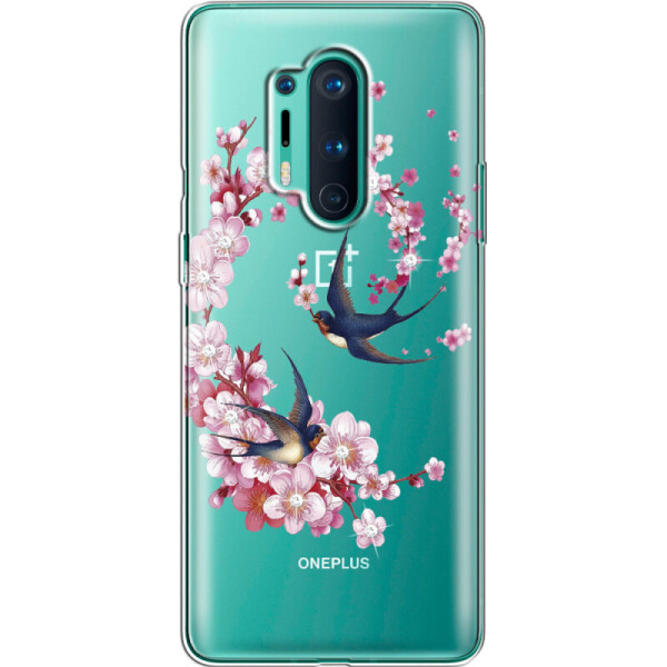 

Силиконовый чехол BoxFace OnePlus 8 Pro Swallows and Bloom (39994-rs4)