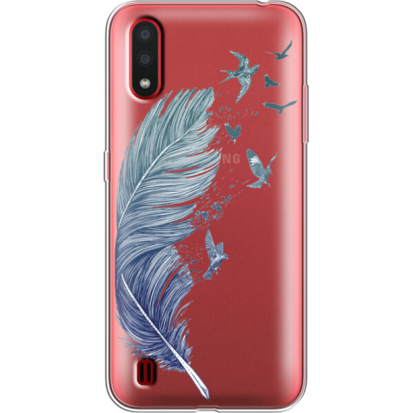 

Силиконовый чехол BoxFace Samsung A015 Galaxy A01 Feather (38839-cc38)