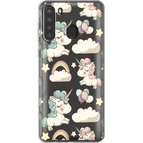 

Силиконовый чехол BoxFace Samsung A215 Galaxy A21 Unicorns (39760-cc2)