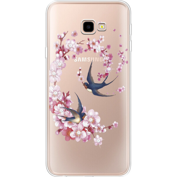 

Силиконовый чехол BoxFace Samsung J415 Galaxy J4 Plus 2018 Swallows and Bloom (35411-rs4)