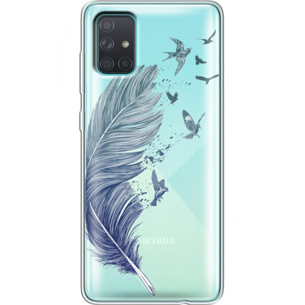 

Силиконовый чехол BoxFace Samsung A715 Galaxy A71 Feather (38850-cc38)