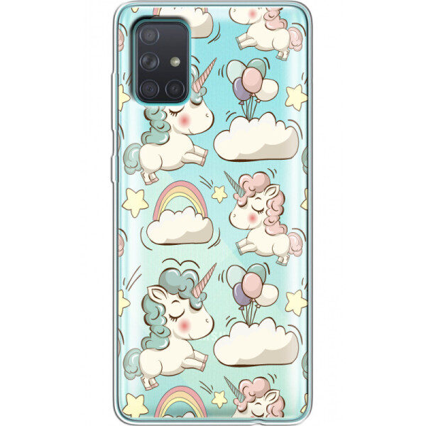 

Силиконовый чехол BoxFace Samsung A715 Galaxy A71 Unicorns (38850-cc2)