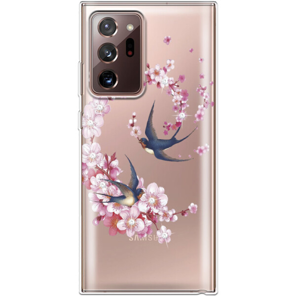 

Силиконовый чехол BoxFace Samsung N985 Galaxy Note 20 Ultra Swallows and Bloom (40573-rs4)