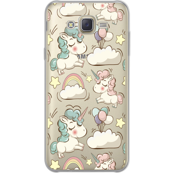 

Силиконовый чехол BoxFace Samsung J700H Galaxy J7 Unicorns (24496-cc2)