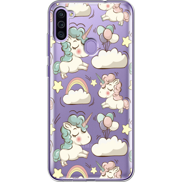 

Силиконовый чехол BoxFace Samsung M115 Galaxy M11 Unicorns (39780-cc2)