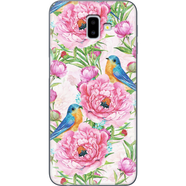 

Силиконовый чехол BoxFace Samsung J610 Galaxy J6 Plus 2018 Birds and flowers (35408-up2376)