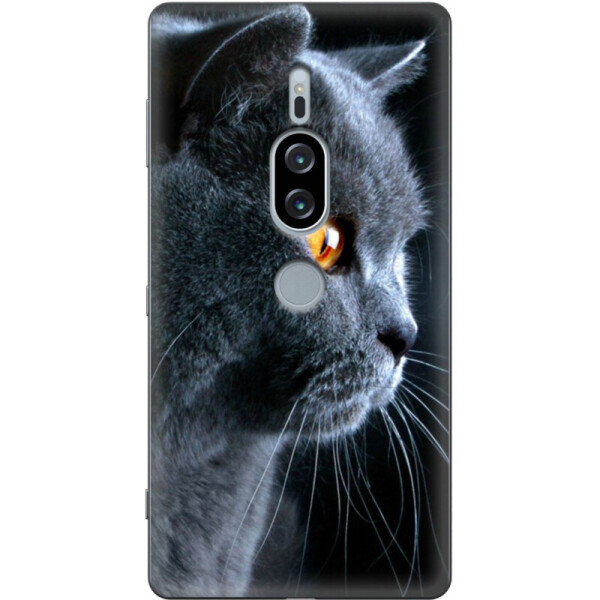 

Силиконовый чехол BoxFace Sony Xperia XZ2 Premium H8166 English cat (36799-up1346)