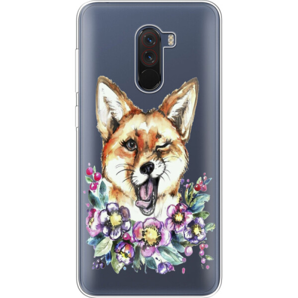 

Силиконовый чехол BoxFace Xiaomi Poco F1 Winking Fox (35251-cc13)