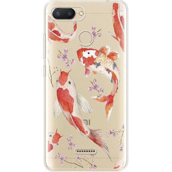 

Силиконовый чехол BoxFace Xiaomi Redmi 6 Japanese Koi Fish (34858-cc3)