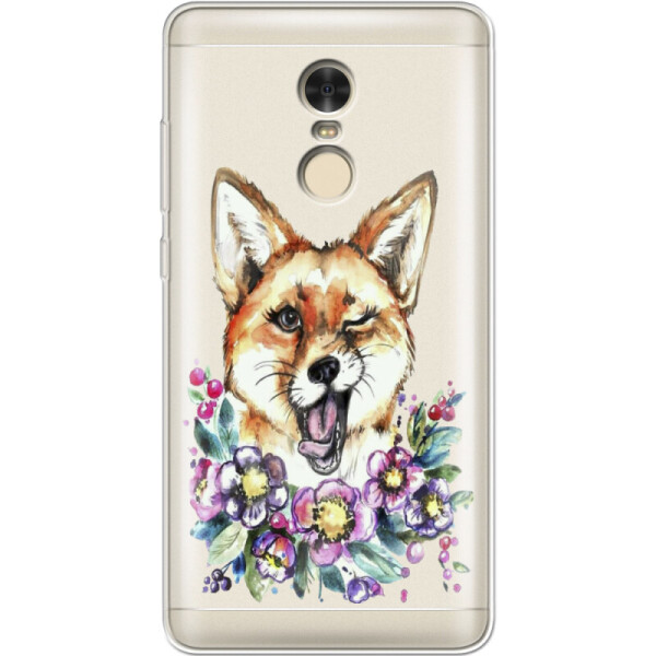 

Силиконовый чехол BoxFace Xiaomi Redmi Note 4 Winking Fox (26611-cc13)