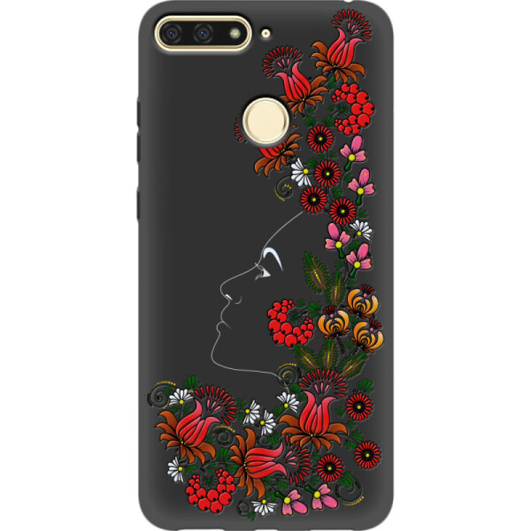 

Силиконовый чехол BoxFace Huawei Y6 Prime 2018 / Honor 7A Pro 3D Ukrainian Muse (33830-bk64)