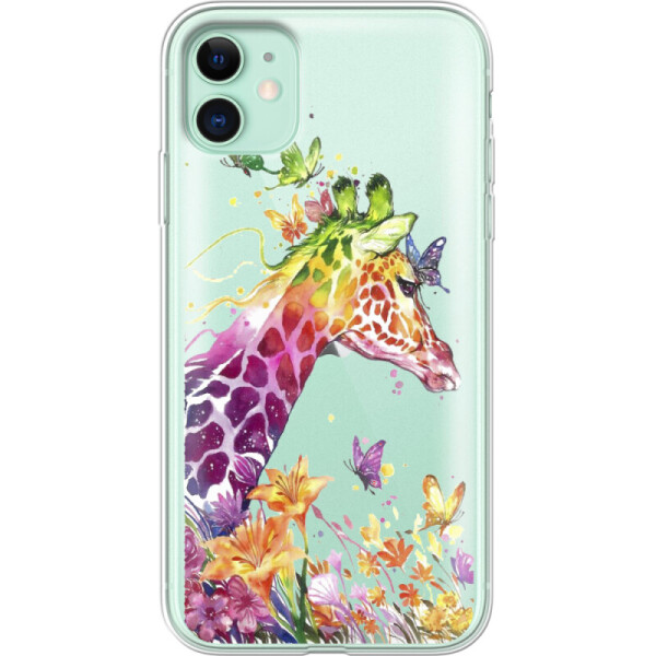 

Силиконовый чехол BoxFace Apple iPhone 11 Colorful Giraffe (38184-cc14)