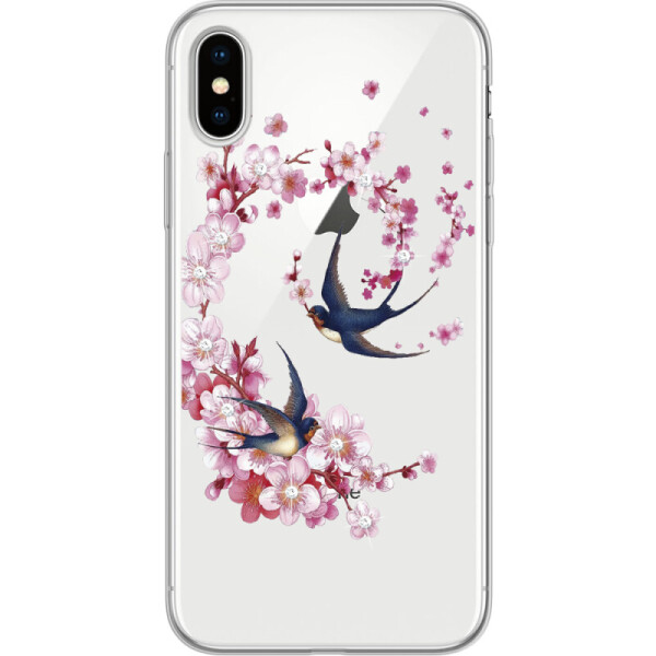 

Силиконовый чехол BoxFace Apple iPhone X Swallows and Bloom (32139-rs4)