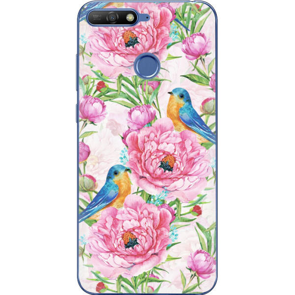 

Силиконовый чехол BoxFace Huawei Y6 Prime 2018 / Honor 7A Pro Birds and flowers (33830-up2376)