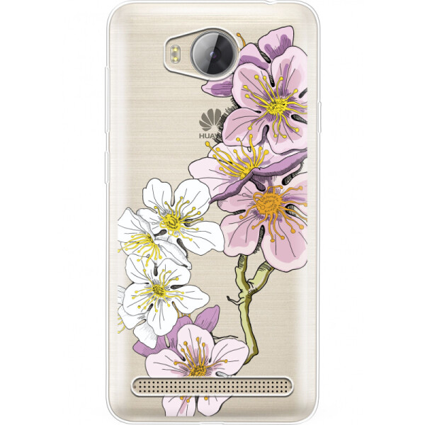 

Силиконовый чехол BoxFace Huawei Ascend Y3 2 Cherry Blossom (28882-cc4)