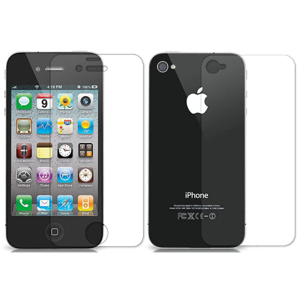 

Противоударная защитная пленка BoxFace Apple iPhone 4/4S Прозрачная Передняя и задняя (34554)
