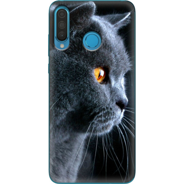 

Силиконовый чехол BoxFace Huawei P30 Lite English cat (36871-up1346)