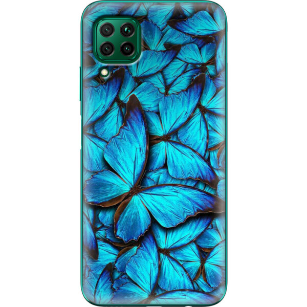

Силиконовый чехол BoxFace Huawei P40 Lite лазурные бабочки (39379-up1550)